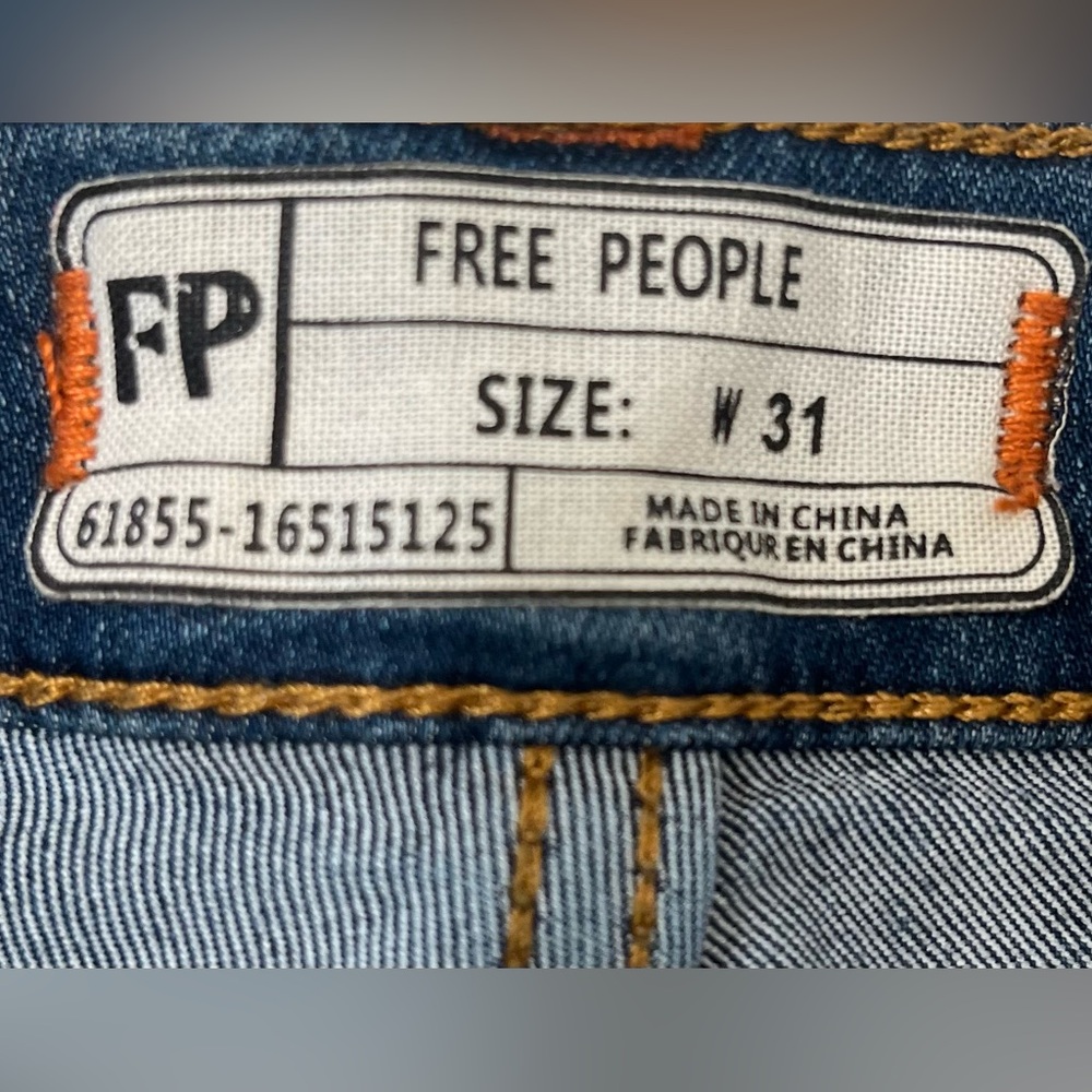 Free People Stella Blue Flare Jeans - Picture 10 of 16